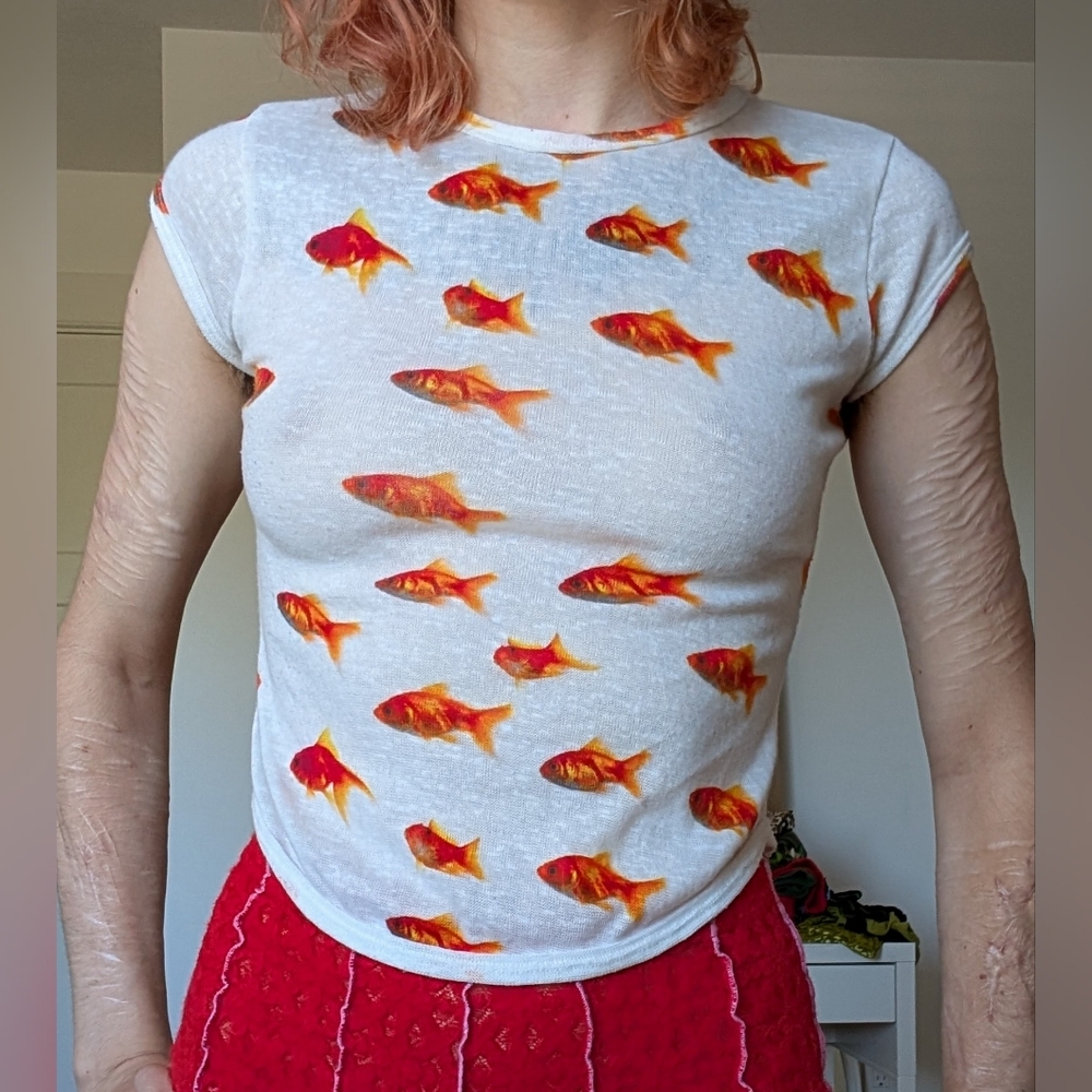 Omighty Goldfish Baby Tee